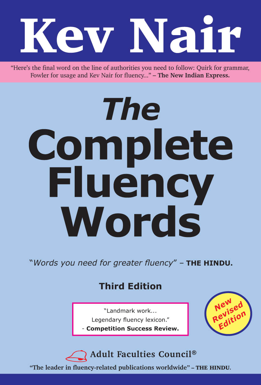 The Complete Fluency Words Paperback By Prof Kev Nair Fluencybookz English Fluency