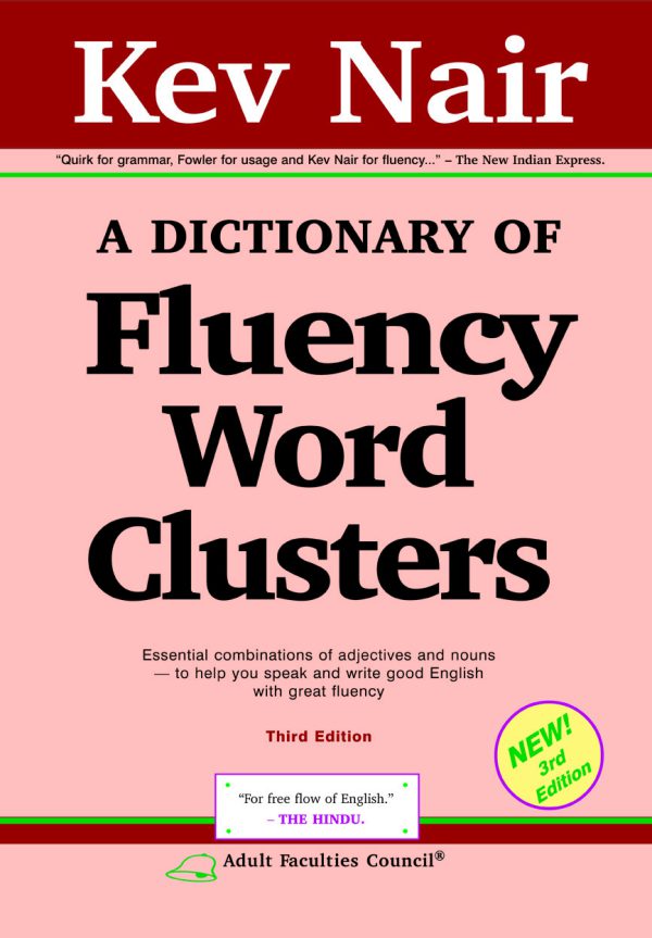 Book Cover - A Dictionary of Fluency Word Clusters by Prof. Kev Nair