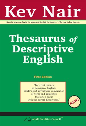 Book Cover - Thesaurus of Descriptive English