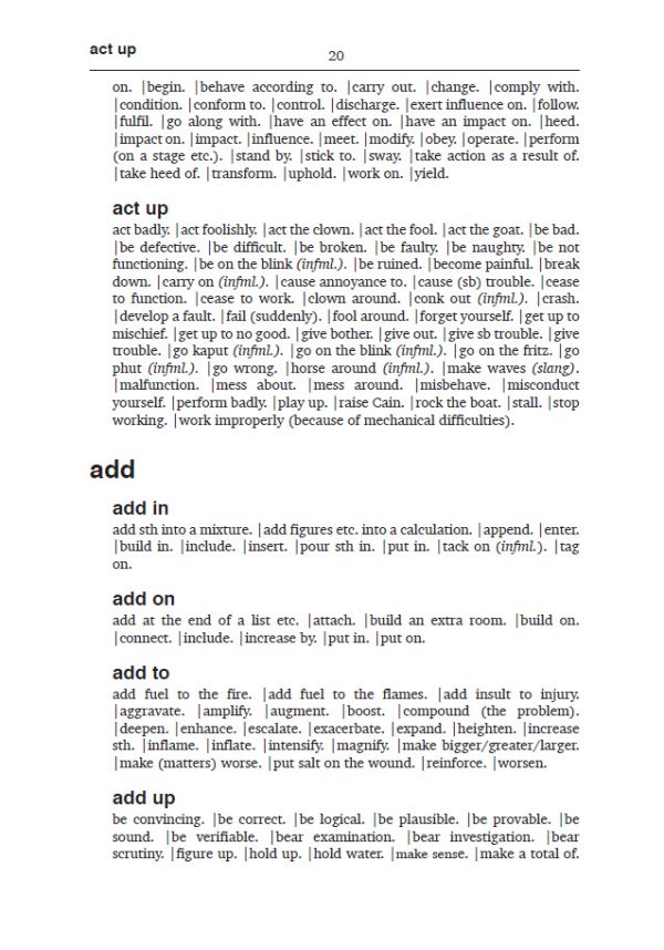 Introduction to the Thesaurus of Phrasal Verbs - Page 3